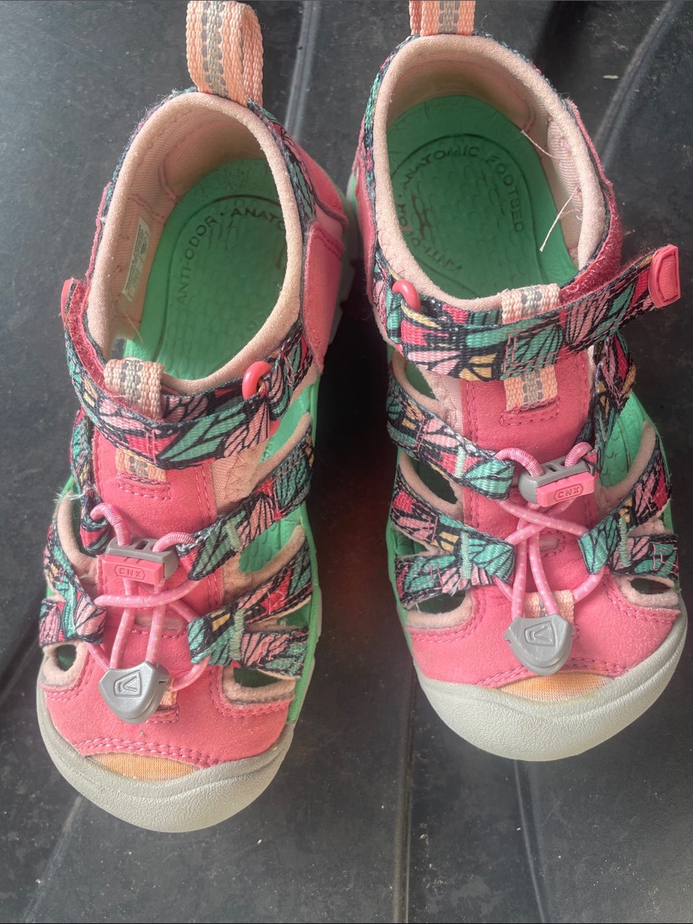 Keen Kids Rose and Peach Pearl Seacamp Sandals - Picture 8 of 9
